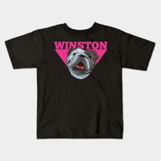 Winston Bulldog Smith Kids T-Shirt